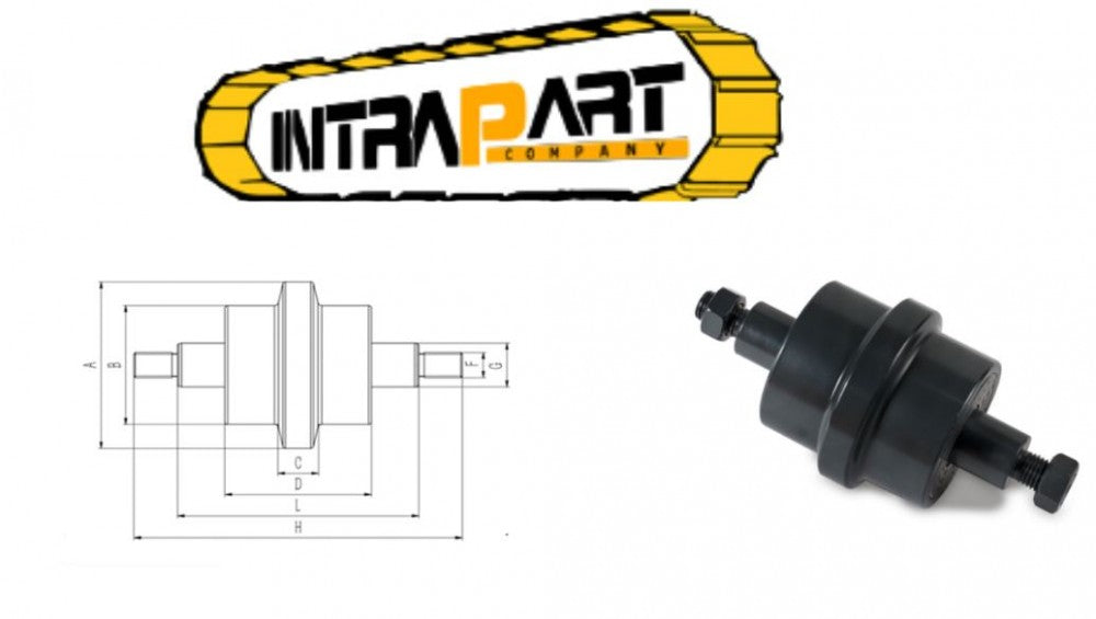 Rola rulare excavatoare Neuson 75, 8002, 8003