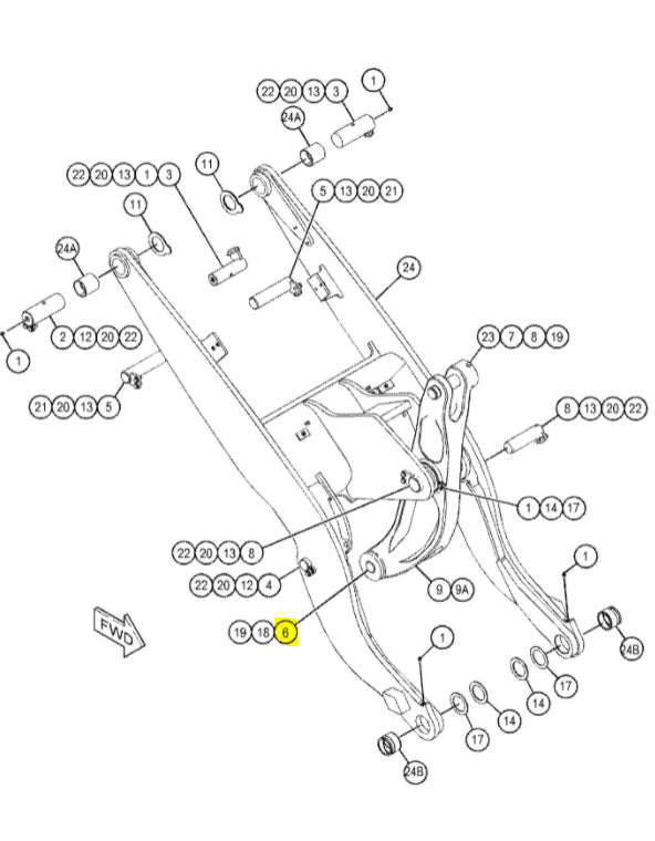 Bolt buldoexcavator, Caterpillar - 2425597