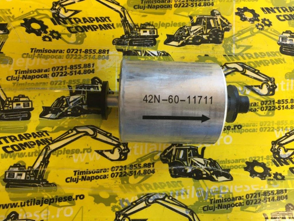 Filtru ulei hidraulic buldoexcavator, Komatsu, WB91R WB93R WB97R - 42N-60-11711
