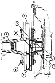 Flansa utilaj, Caterpillar, 941 951B D4D - 5S3630