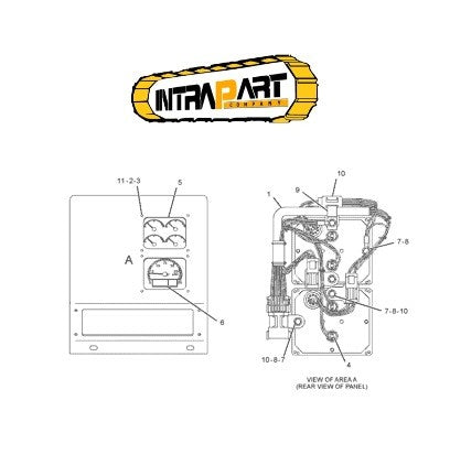 Panou comanda incarcator frontal, CAT, 980G 515 525 - 1666928