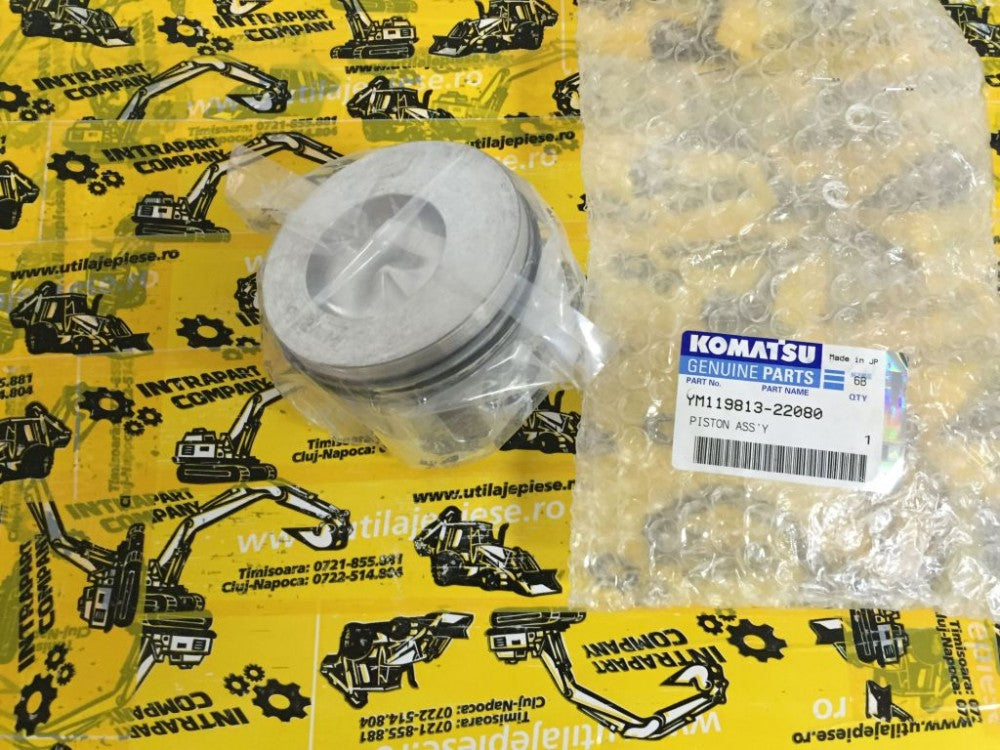 Piston motor buldoexcavator, Komatsu WB93R-2, WB97R-2, WB97S-2 - YM123901-22080