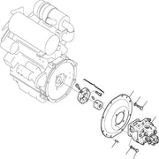 Pompa hidraulica, Komatsu, PC55MR-3 PC50MR-2 PC35MR-2 - 708-1T-00520
