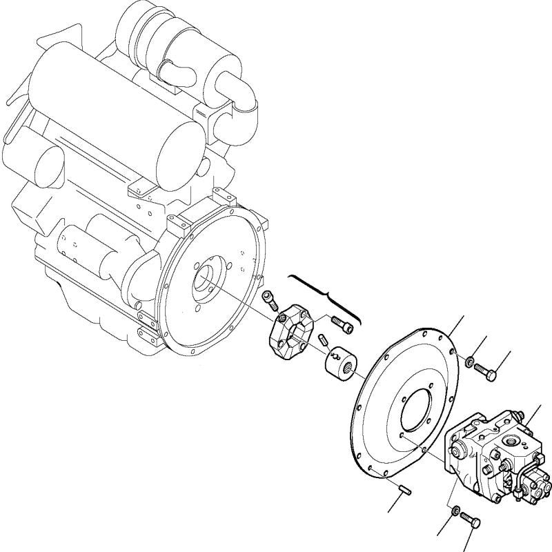 Pompa hidraulica, Komatsu, PC55MR-3 PC50MR-2 PC35MR-2 - 708-1T-00520