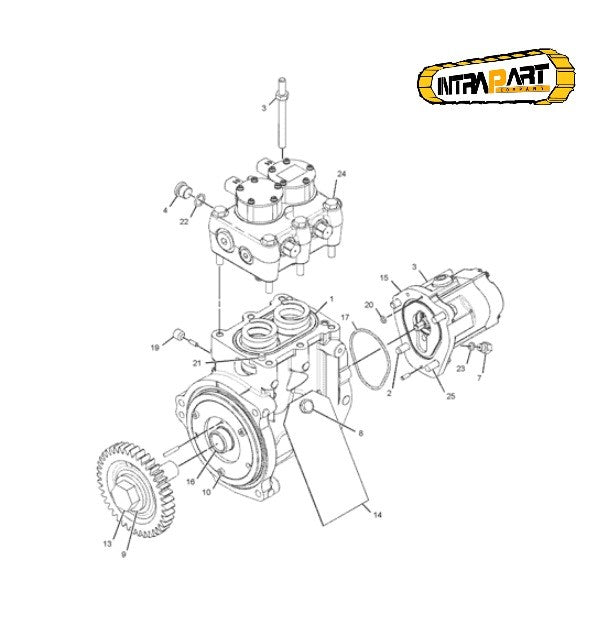 Pompa injectie excavator, Caterpillar 336E 336F L 966K - 3790150