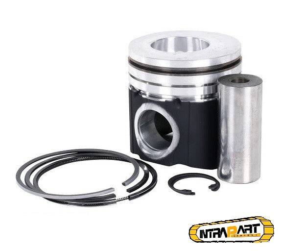 Set piston si segmenti buldoexcavator, Fiat Hitachi, FB110.2 LB110 LB115 - 87802364