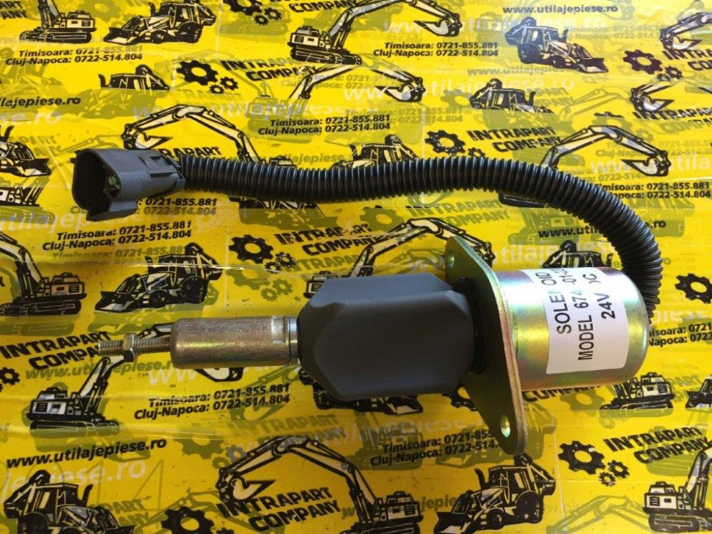 Solenoid oprire pompa injectie, Komatsu, D61 WA380 WA420 - 6742-01-2310