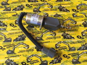 Solenoid stop buldoexcavator, Komatsu WB93, WB97 - YM129953-77811