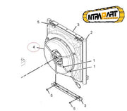 Ventilator clima excavator, Caterpillar 324E 329E 336E - 3729368